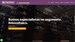 Web Site institucional CT Botelho Logística